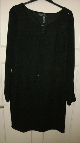 Abendkleid schwarz mit - schwarz,