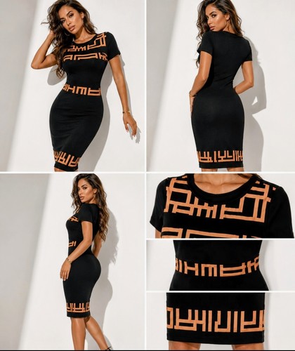 Damen bodycon kleid schwarz - bodycon,