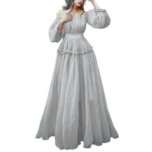 Damen chiffon schulterfrei - chiffon,