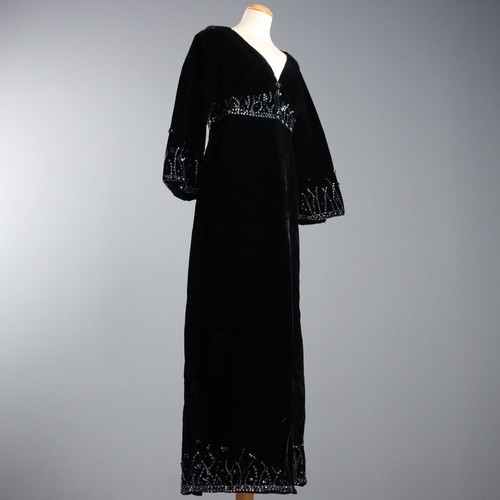 Vintage abendkleid samt - vintage,