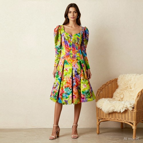 Abend vintage midi - vintage,
