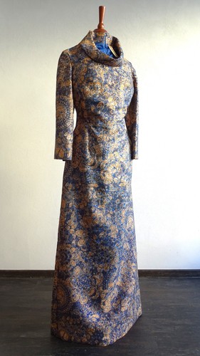 60er jahre kleid - aus, brokat