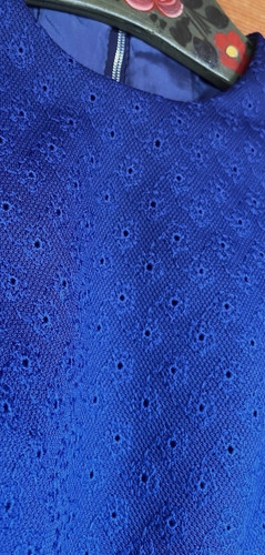 Vintage kleid blau 40 - 38,