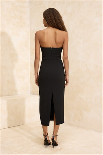 Trendyol abendkleid schwarz - in,