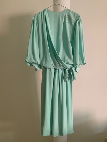Cocktailkleid vintage türkis - cocktailkleid,
