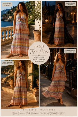 Cinque maxi kleid viskose - cinque,