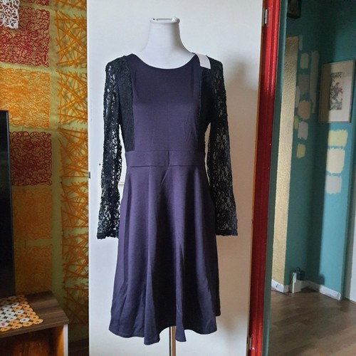 Lila spitze partykleid - spitze,